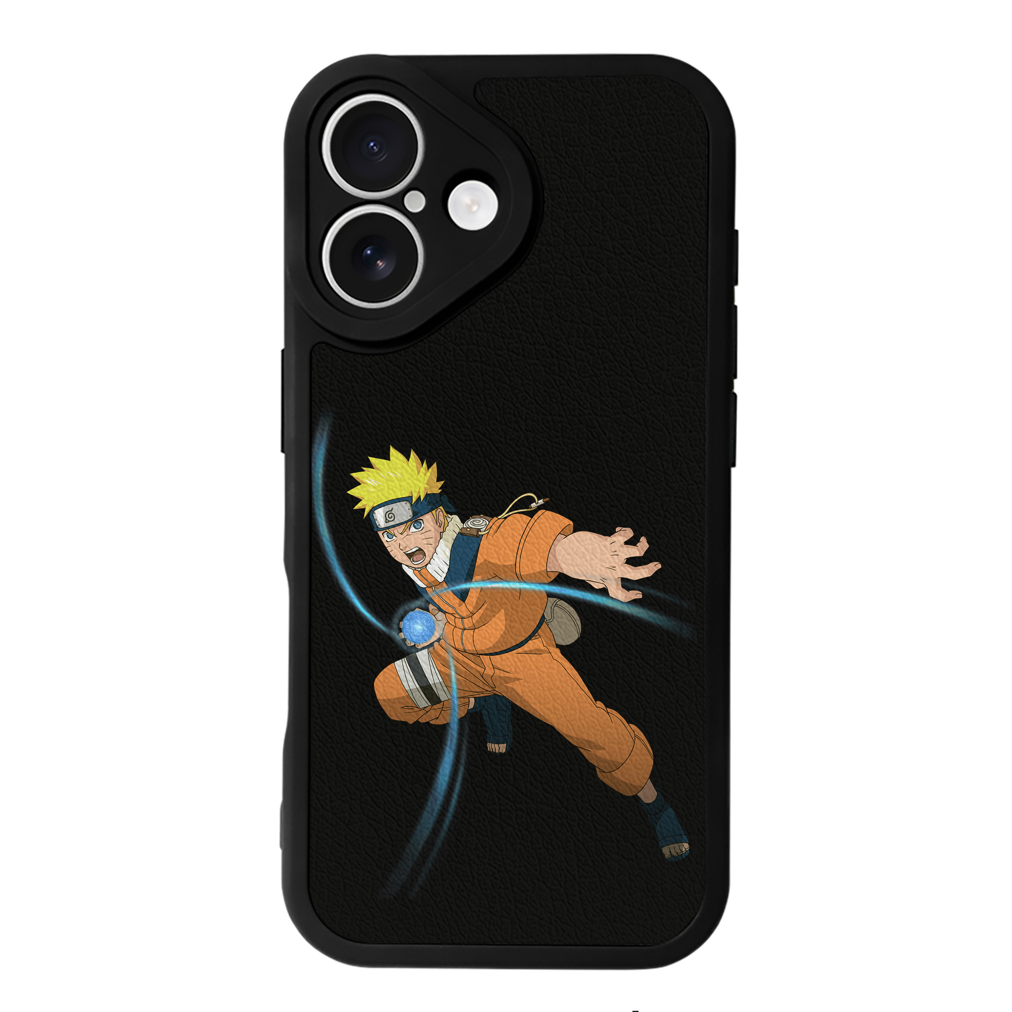 （画像用） NARUTO -ナルト- うずまき ナルト Uzumaki Naruto 【iPhone 16シリーズ対応】シリコンスマホケース（レザー調） 材質：シリコン